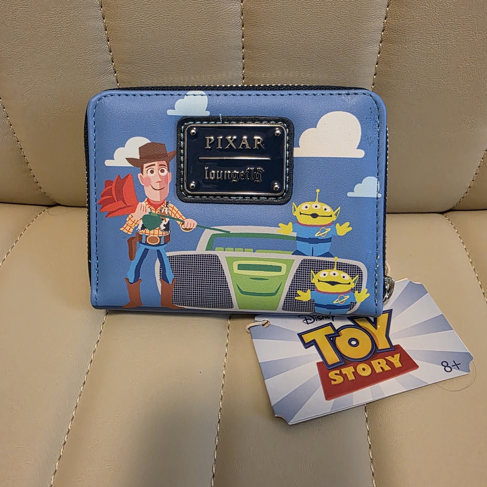 Loungefly PIXAR MOMENTS TOY STORY JESSIE & BUZZ ZIP AROUND WALLET